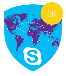  BG skype miles traveled 5k